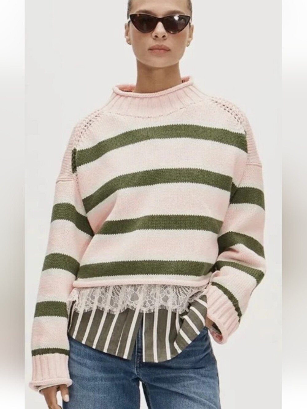 J Crew The Rollneck by Collina Strada Size SMALL - NWT Limited Edition Collab